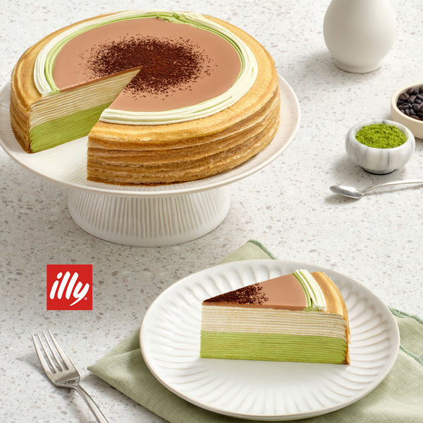 illy Coffee Matcha Mille Crêpes