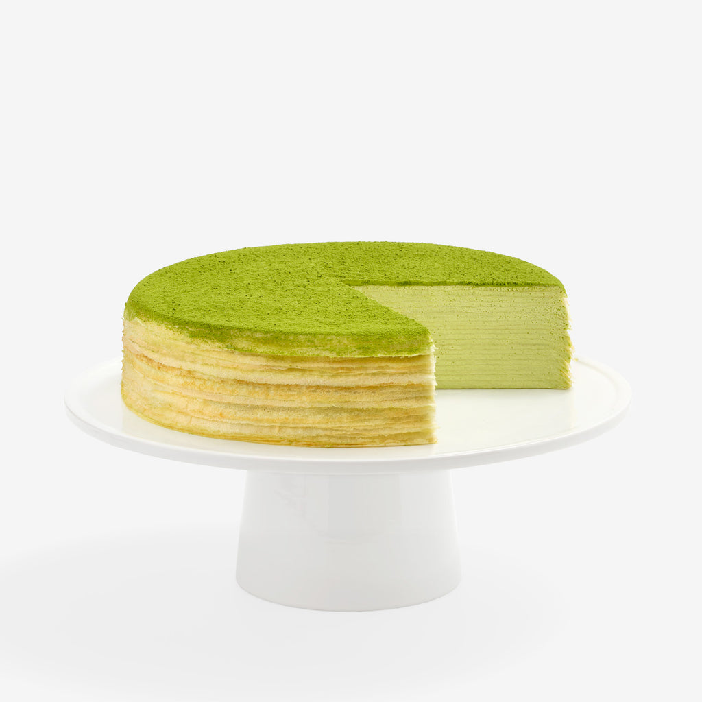 Gluten-Free Green Tea Mille Crêpes